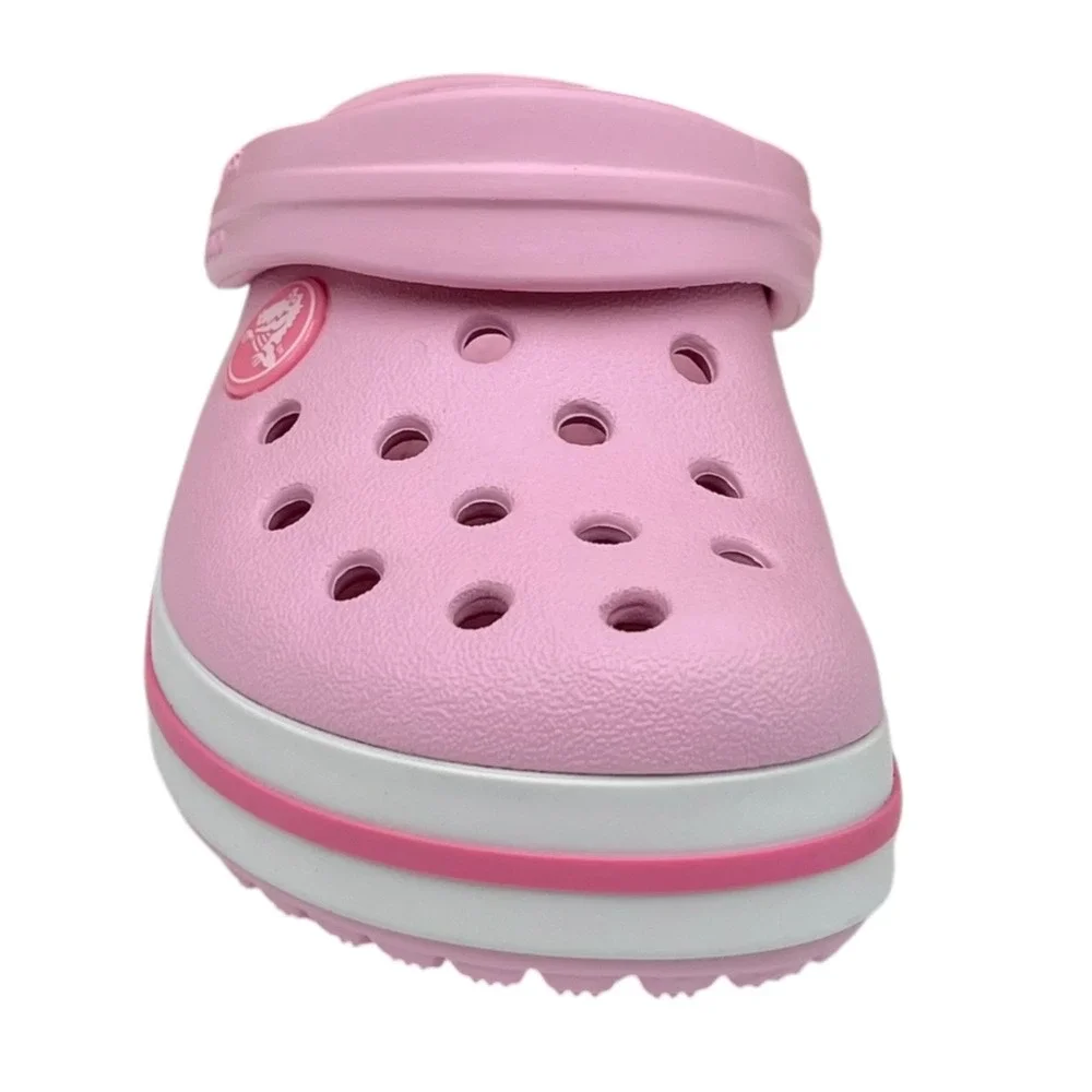 Crocs Toddler Girls Slip on Clogs Size 9 Pink Water Friendly Lightweight Sandal